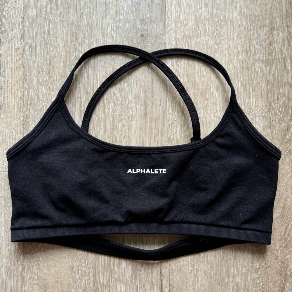 Alphalete Black Sports Bra